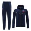 Barcelona Navy Hooded Trainingsjacke 2022-23 Für Herren